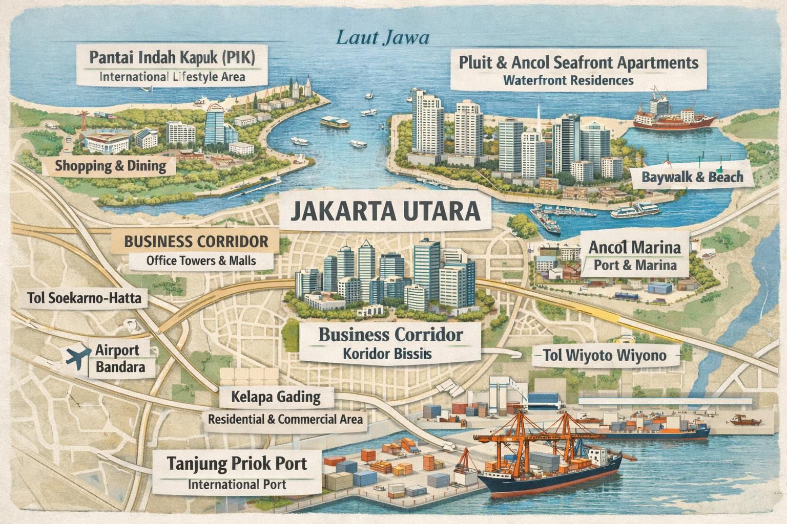 temukan properti dijual di jakarta utara yang strategis, dekat dengan kawasan internasional dan berbagai fasilitas modern.